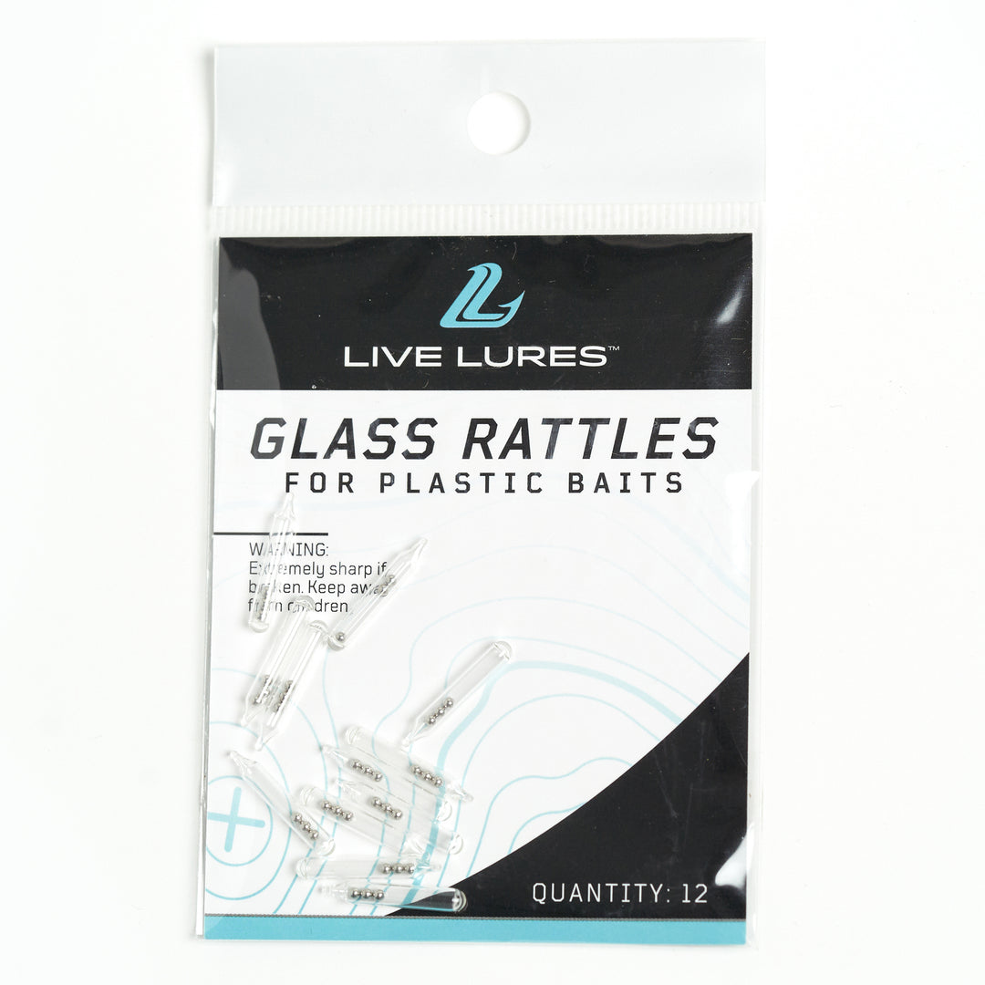 GLASS RATTLES for Plastic Baits (12PK)