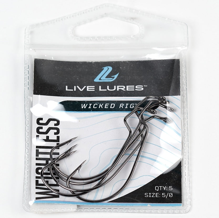 Wicked Rig Weightless (5 PK) – Live Lures